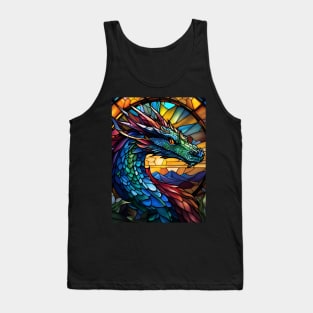 Stained Glass Dragon Tank Top